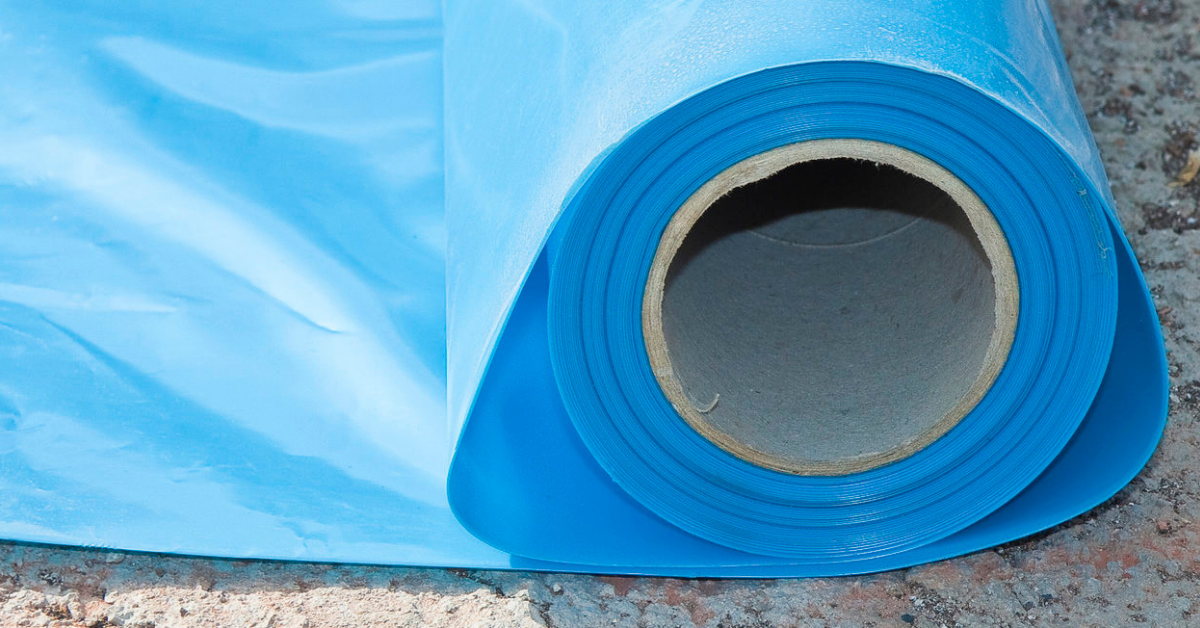 Plastic for vapor barriers and crawl space encapsulation